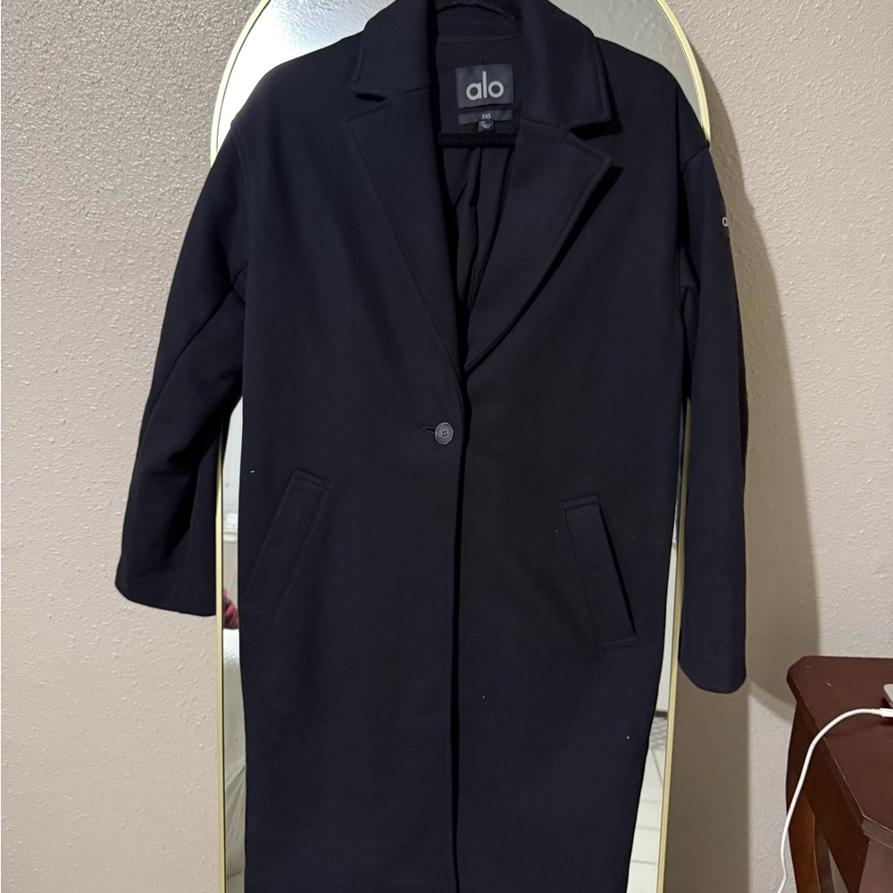 Alo Yoga VIP Blazer Trench Black XXS